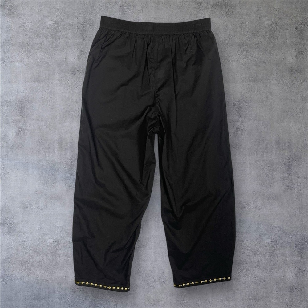 Gudrun Sjoden Trouser Elsa Pants Womens S Black Organic Cotton Elastic Waist - Picture 5 of 10